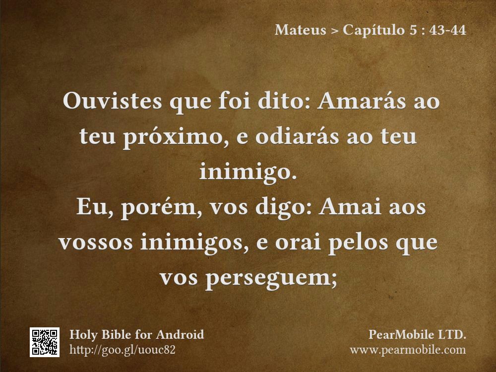 Mateus, Capítulo 5:43-44